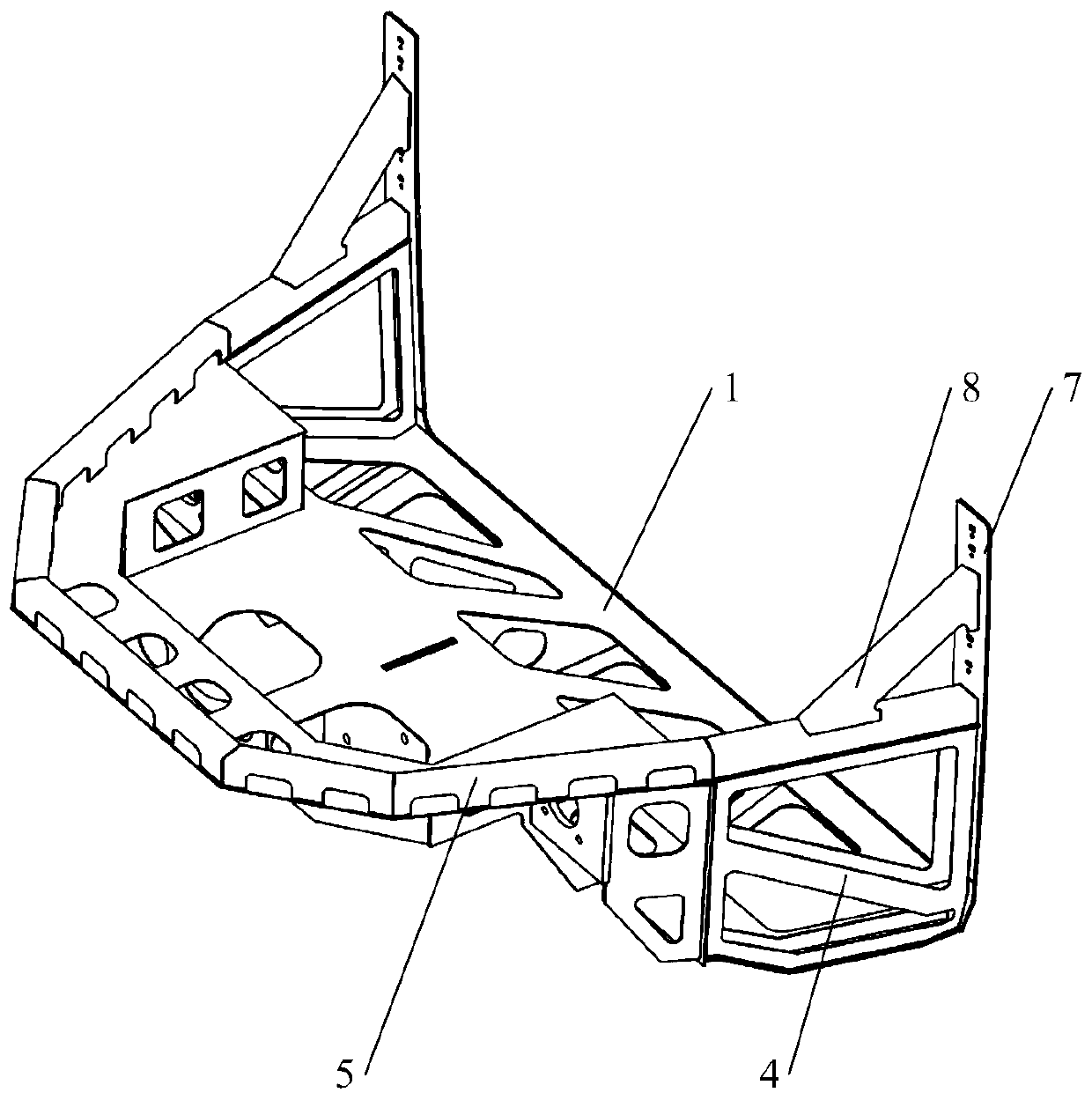 Driver's cab structure of a low-floor vehicle and the low-floor vehicle