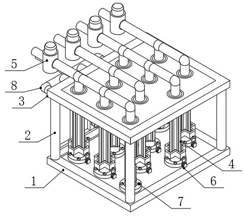 Disturbance device for sedimentation tank of sewage treatment