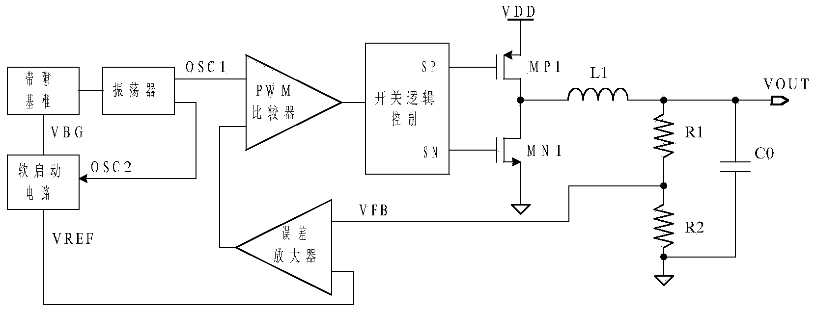 Soft-start circuit and DC-DC circuit including soft-start circuit