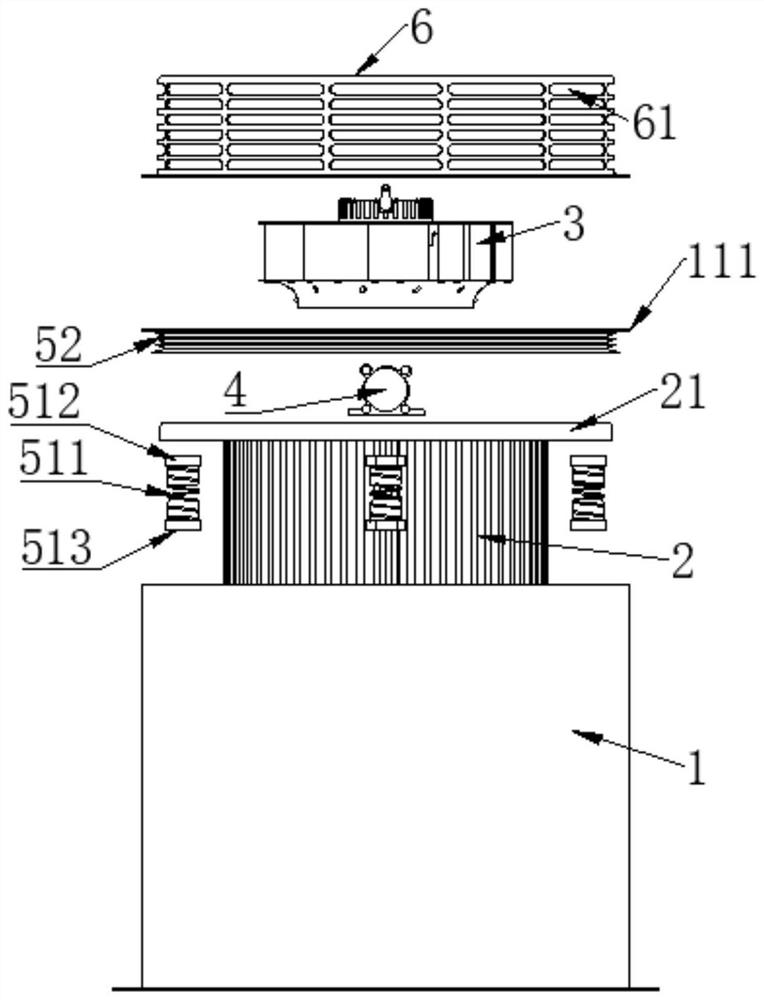 Dust filtering device and floor sweeping equipment