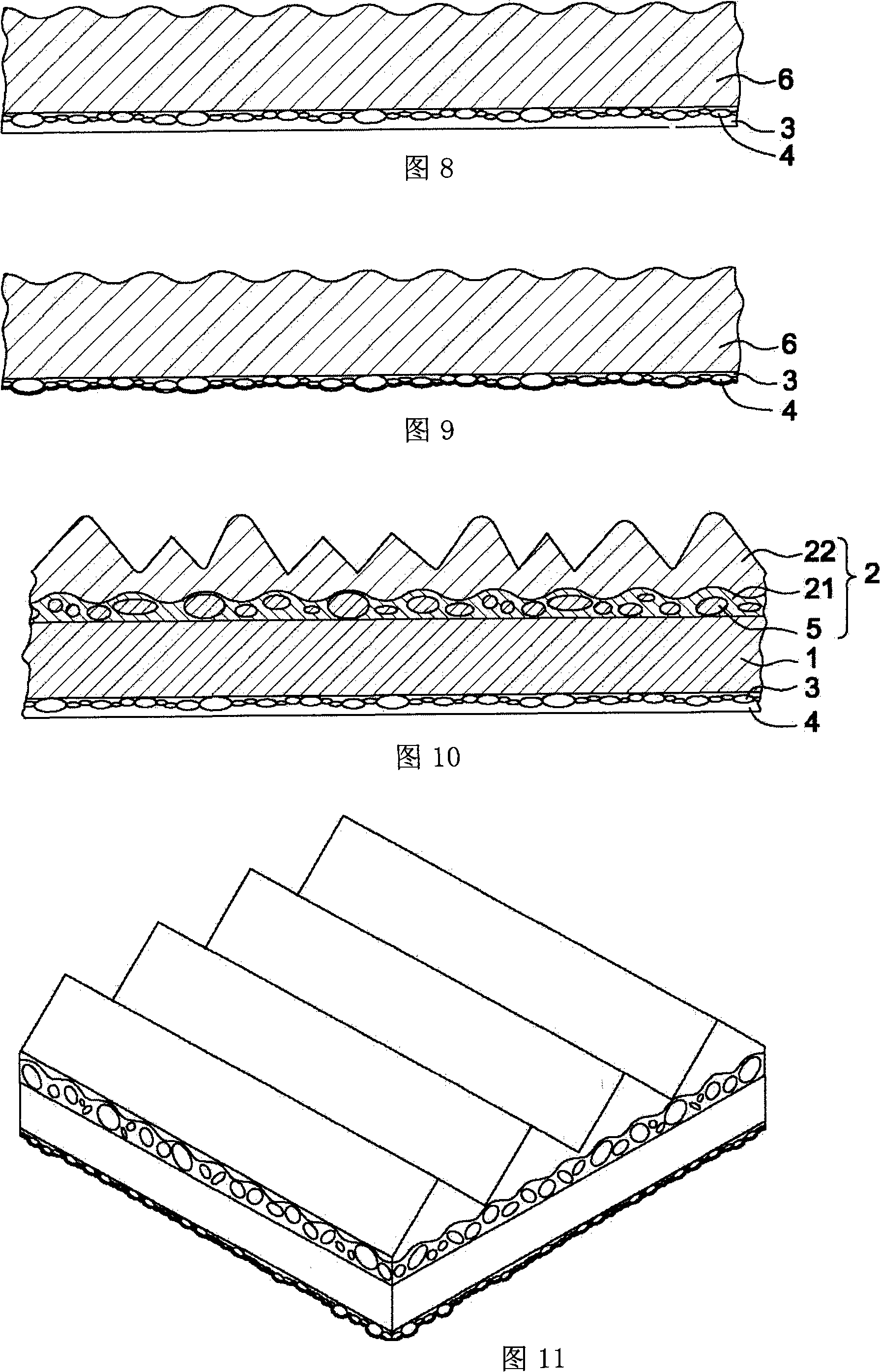 Optical thin film with non-spherical particle