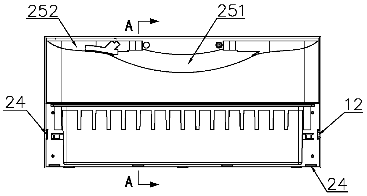 Pull-off-prevention drawer assembling structure