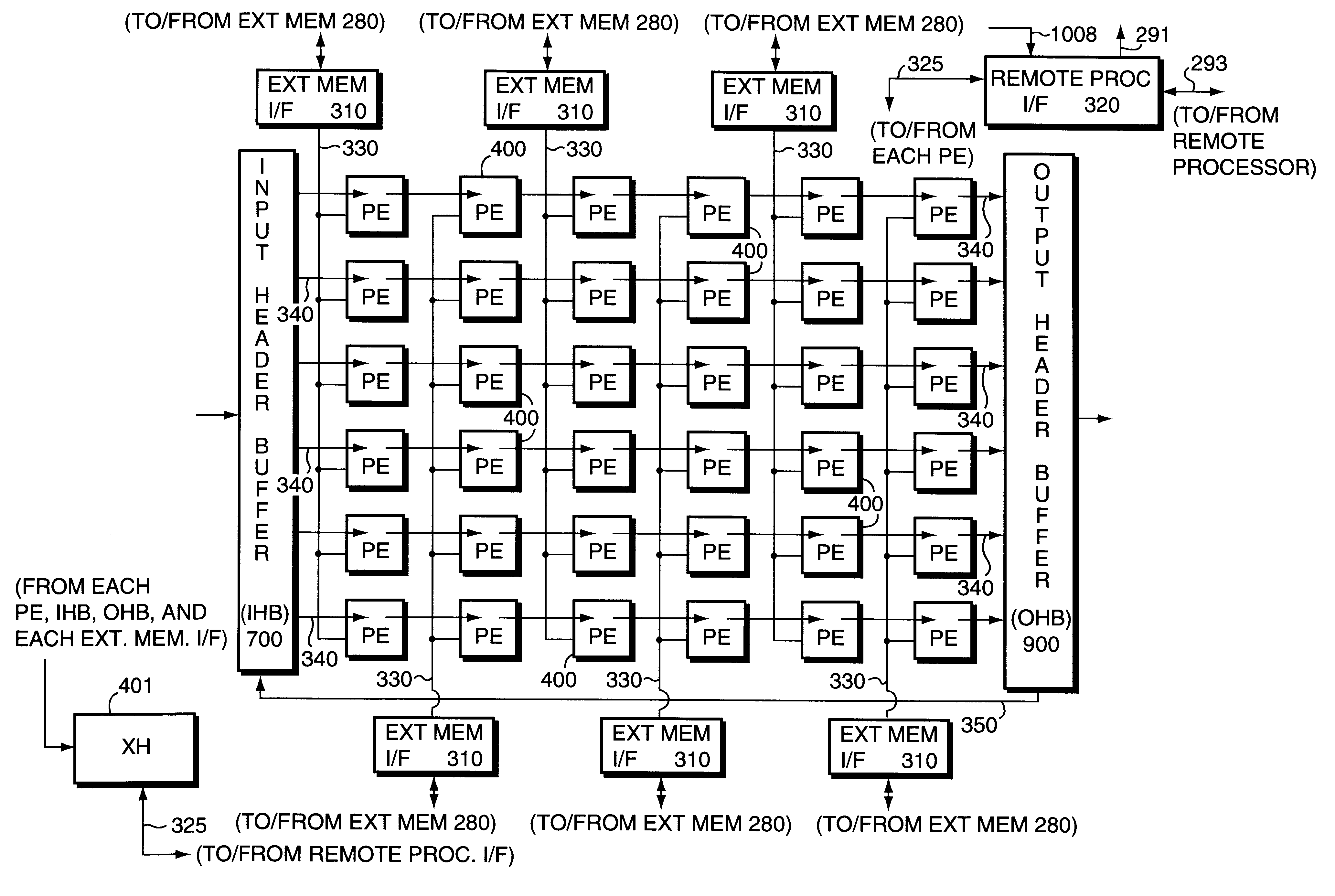 Parallel processor with debug capability