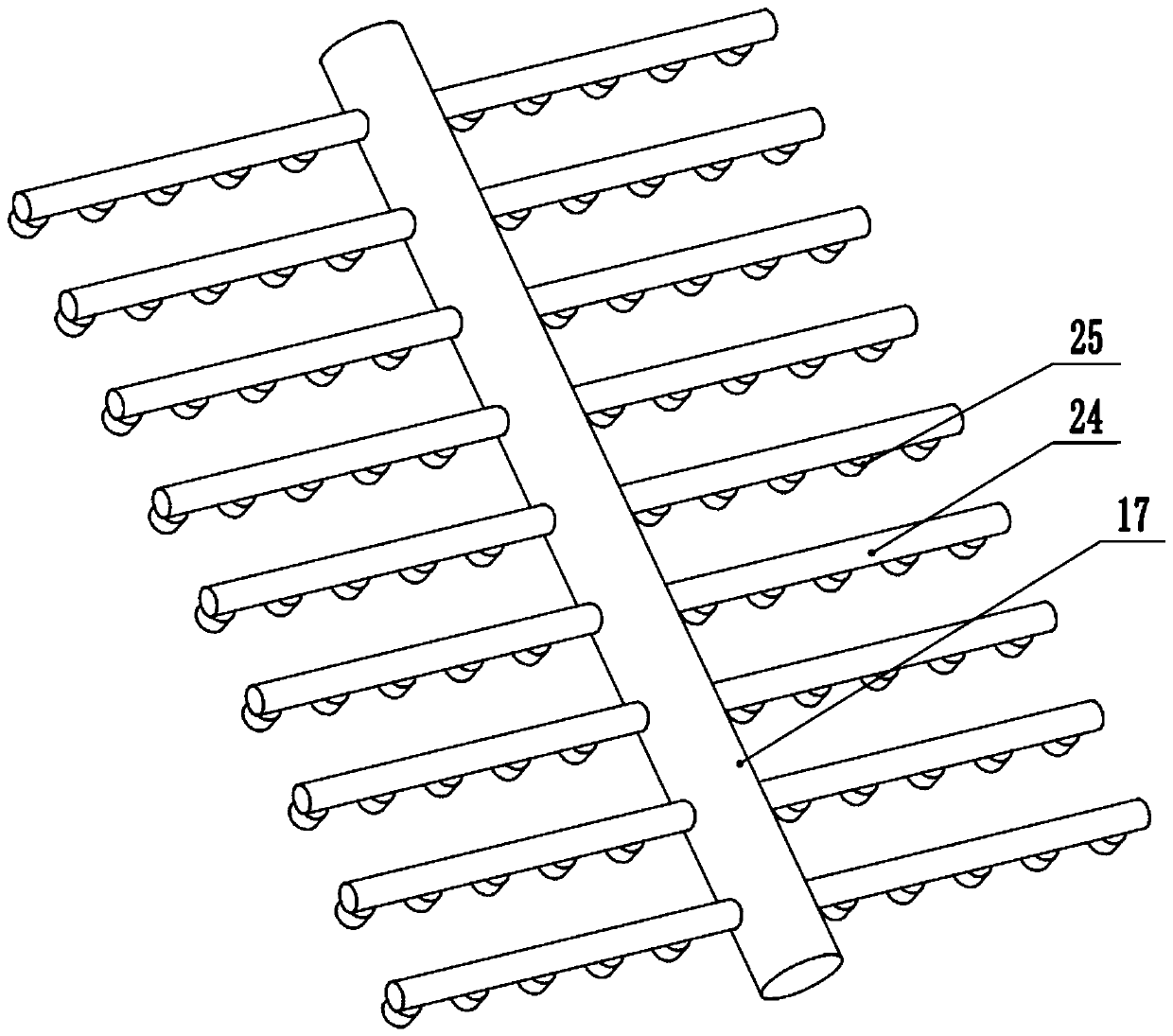 Environment-friendly sewage separation treatment device