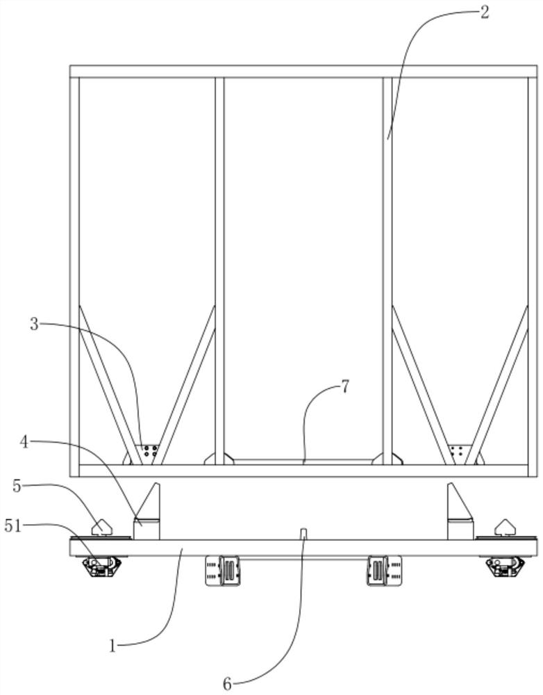 Guiding mechanism for battery replacement system of pure electric heavy truck