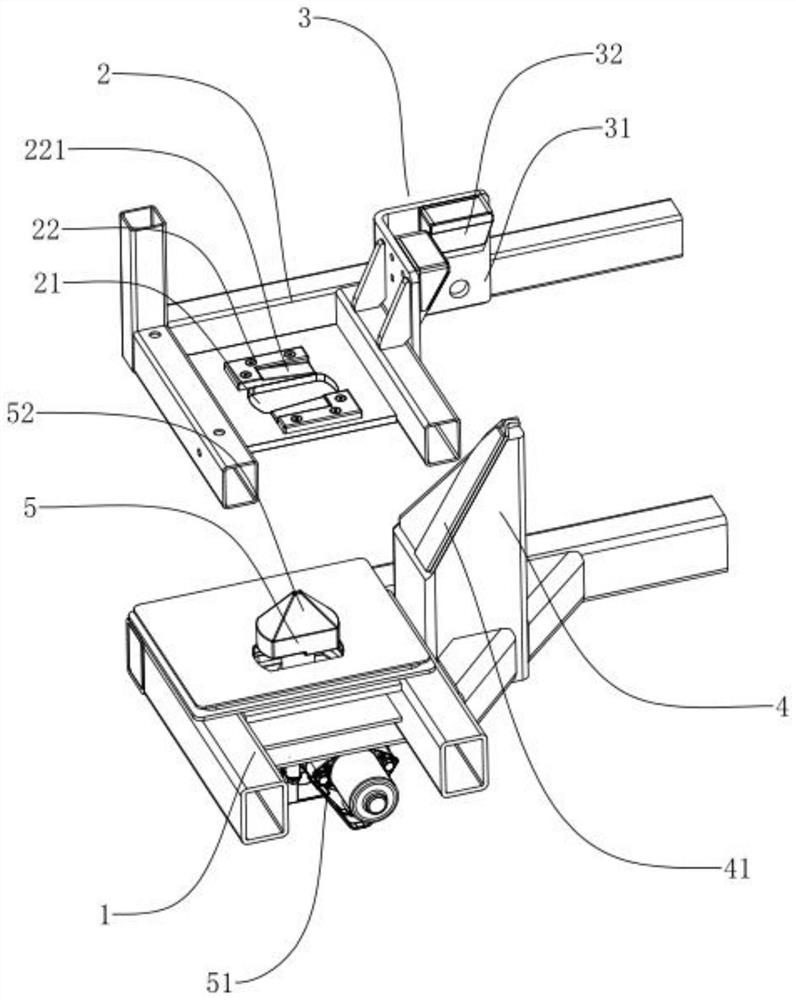 Guiding mechanism for battery replacement system of pure electric heavy truck