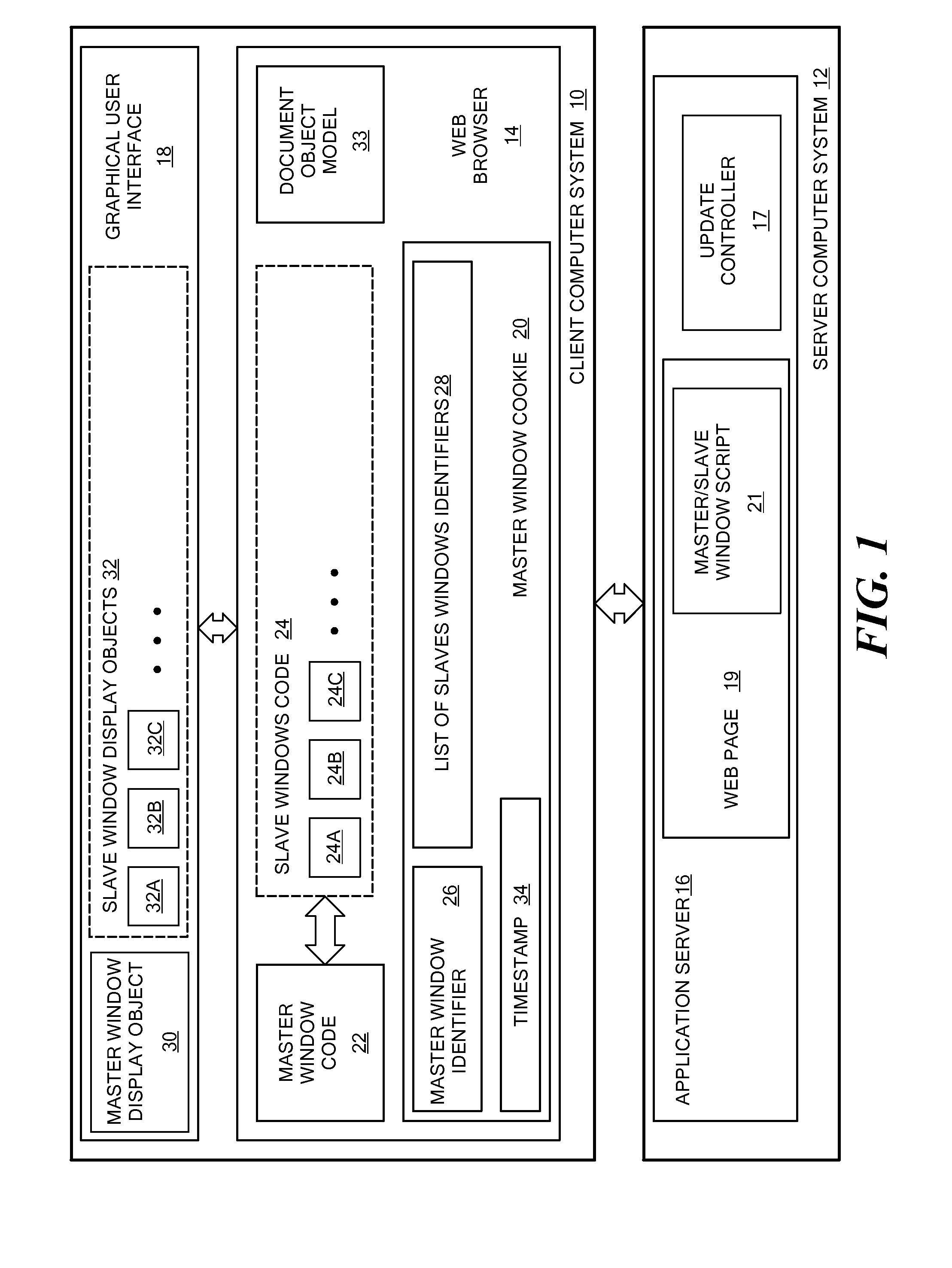 Method and system for dispatching events to multiple browser windows/tabs using a single connection