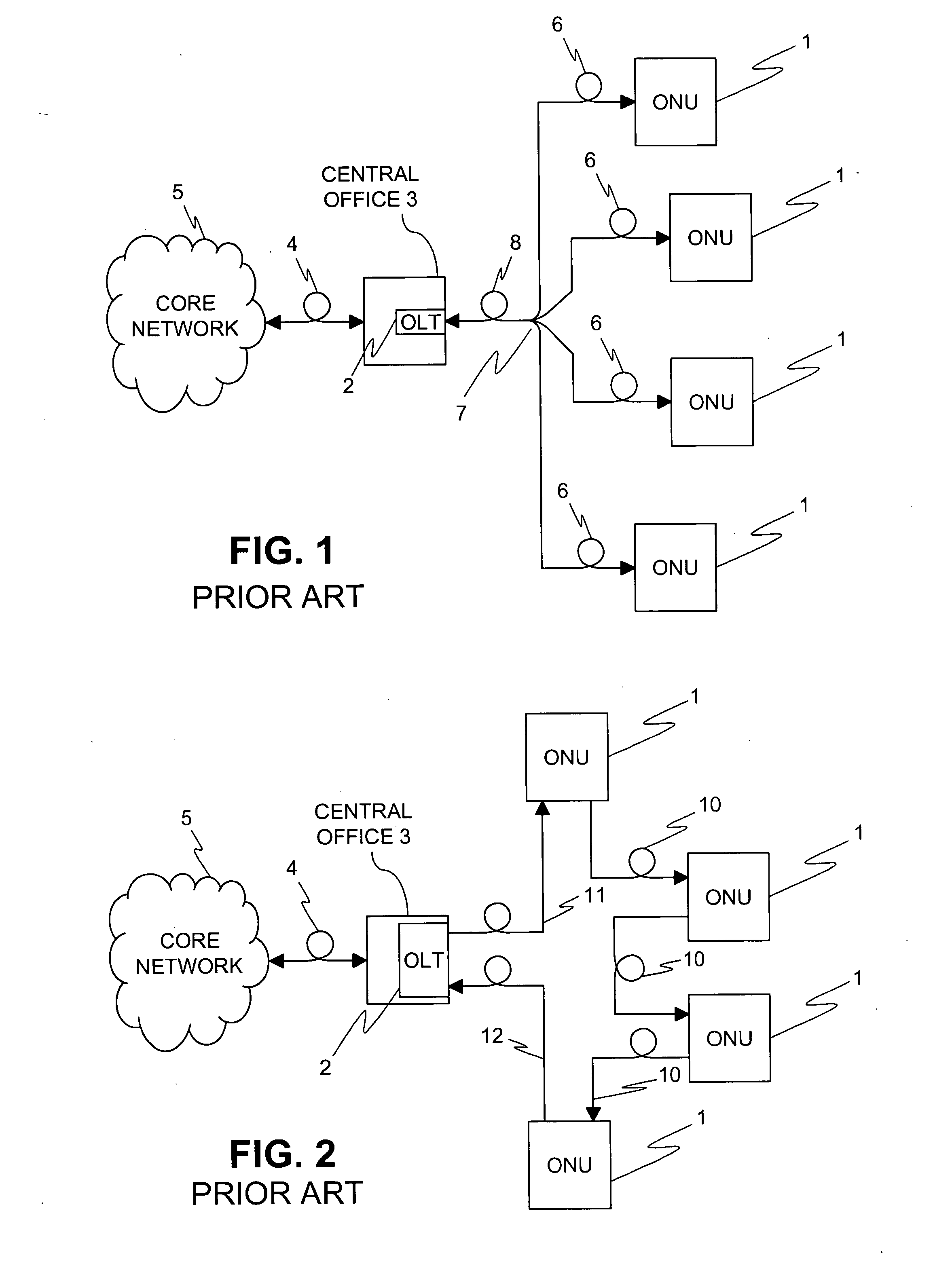 System and method for a protected optical access ring network