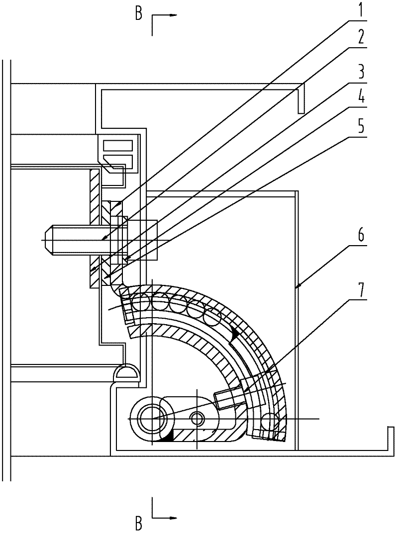 Duplex bearing type 180-degree blind hinge