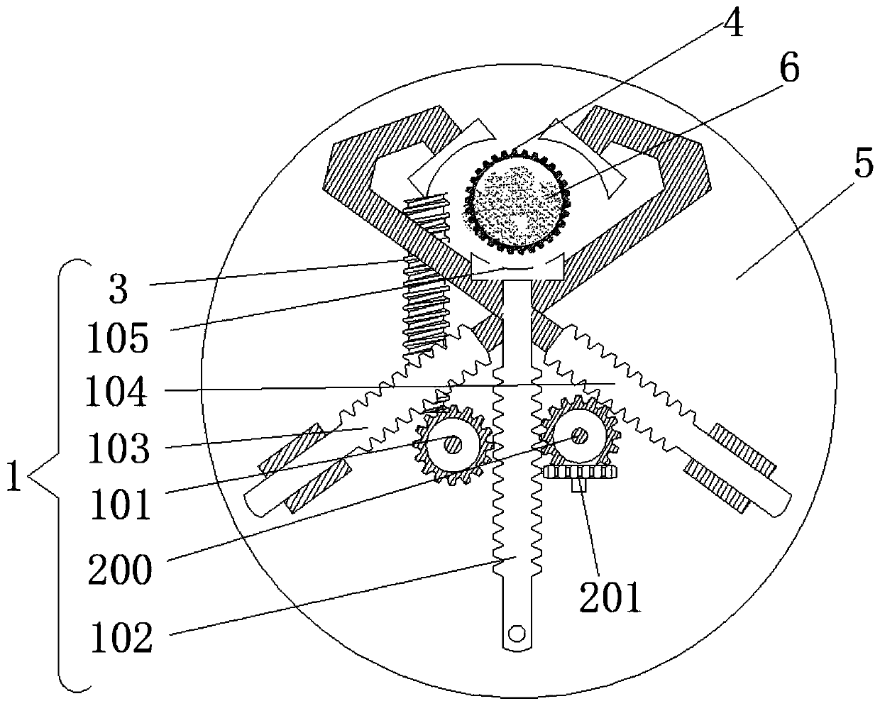 Beef processing equipment capable of uniformly beating minced beef without beef splashing