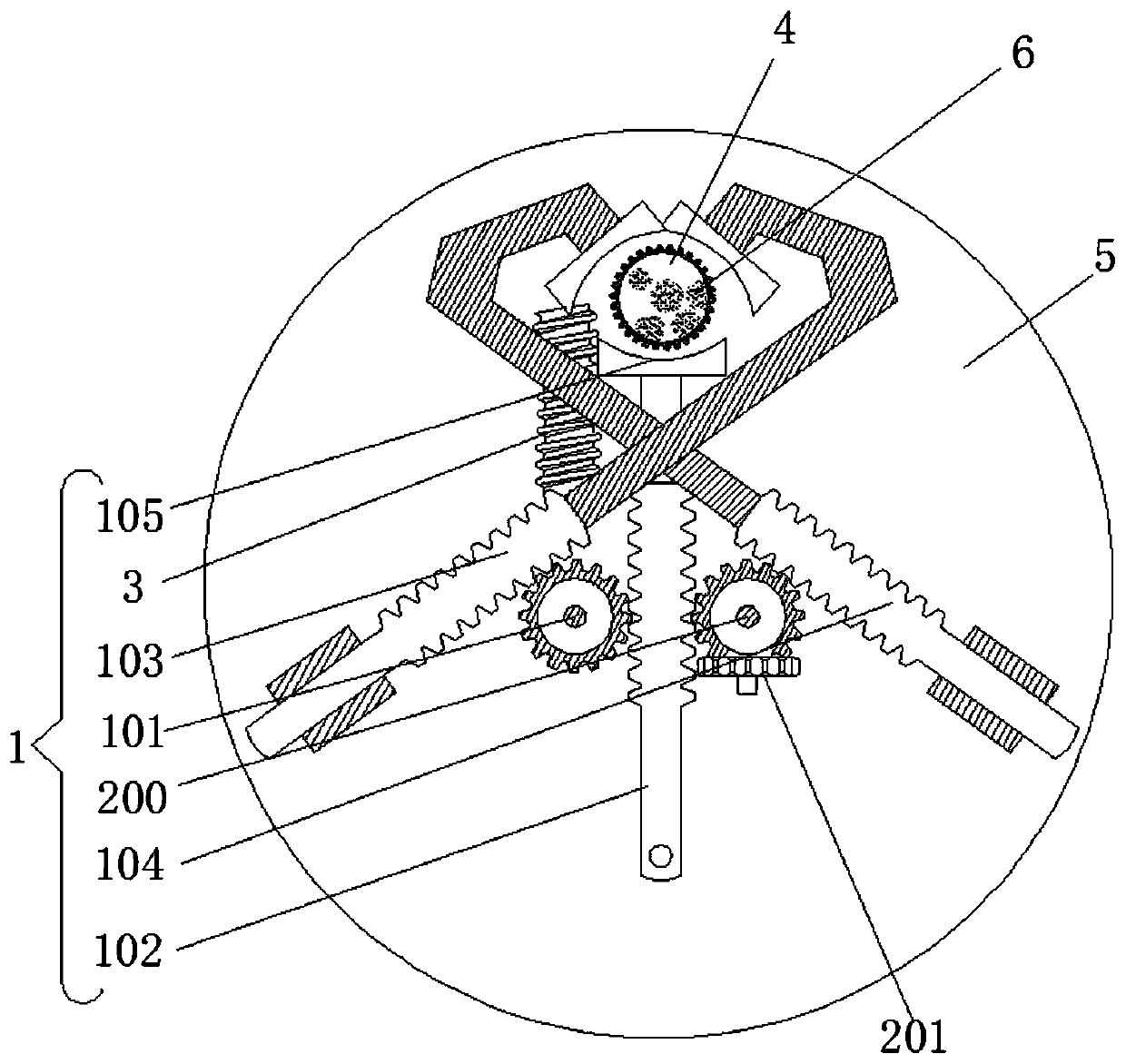 Beef processing equipment capable of uniformly beating minced beef without beef splashing