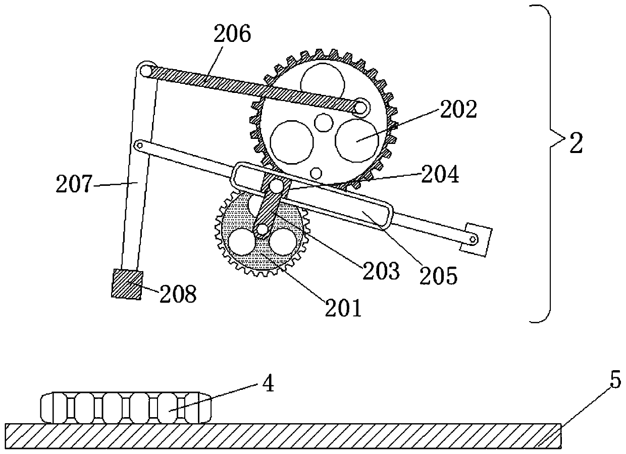 Beef processing equipment capable of uniformly beating minced beef without beef splashing