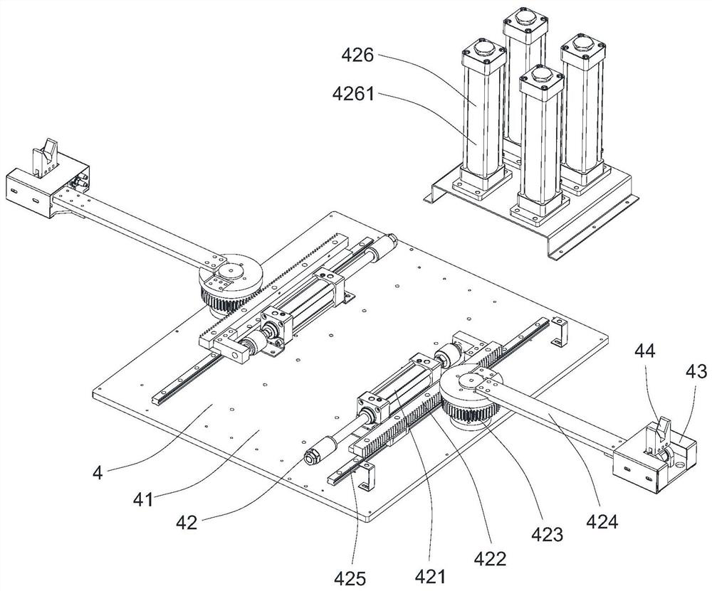 Glass hinge testing equipment