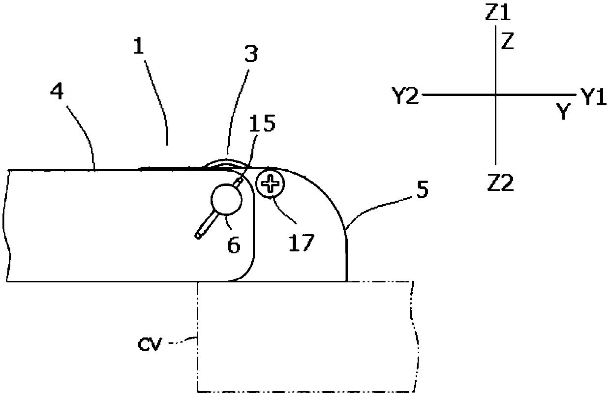 Fluid damper, hinge and freezer