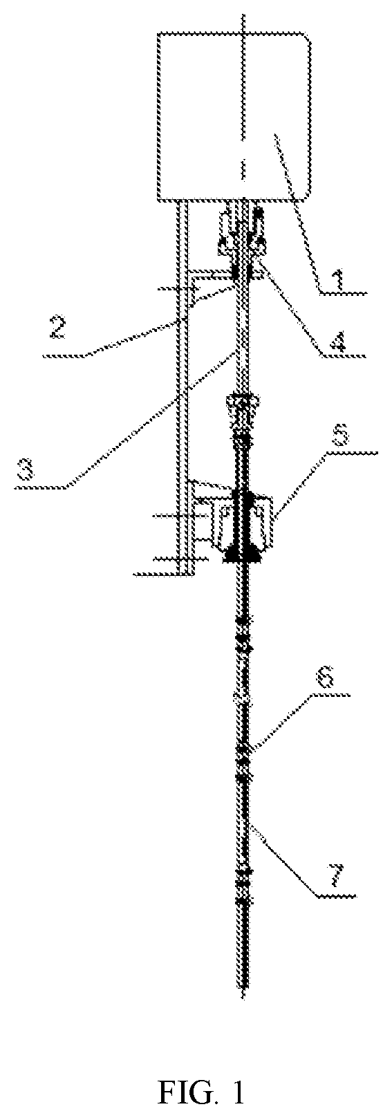 Fracturing device for extraction of coalbed methane in low permeability reservoir
