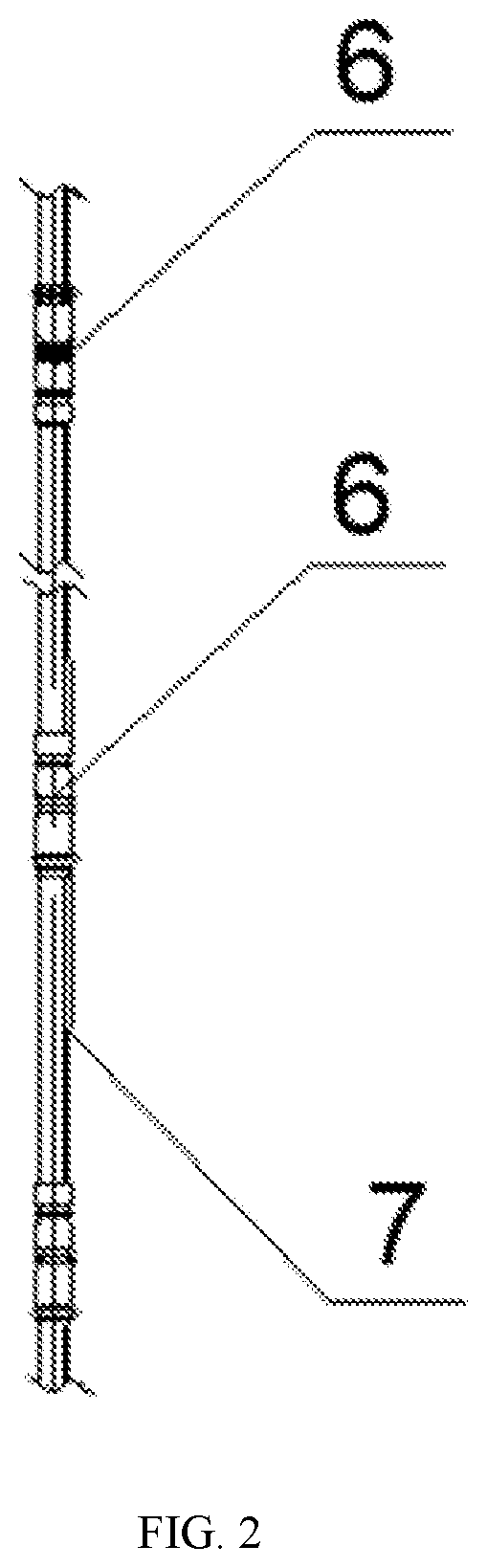 Fracturing device for extraction of coalbed methane in low permeability reservoir