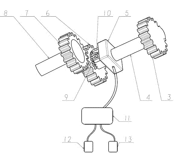 Intelligent steering compensation device for commercial automobile
