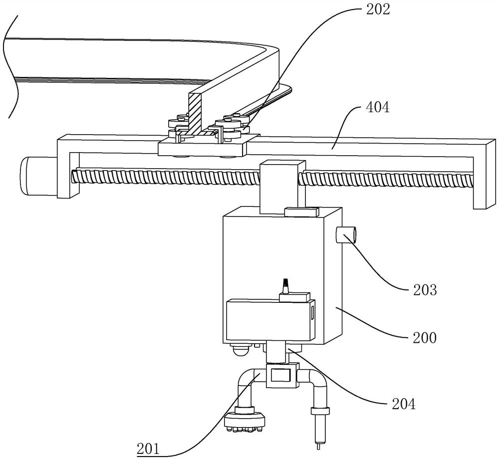 Watering device for flower greenhouse