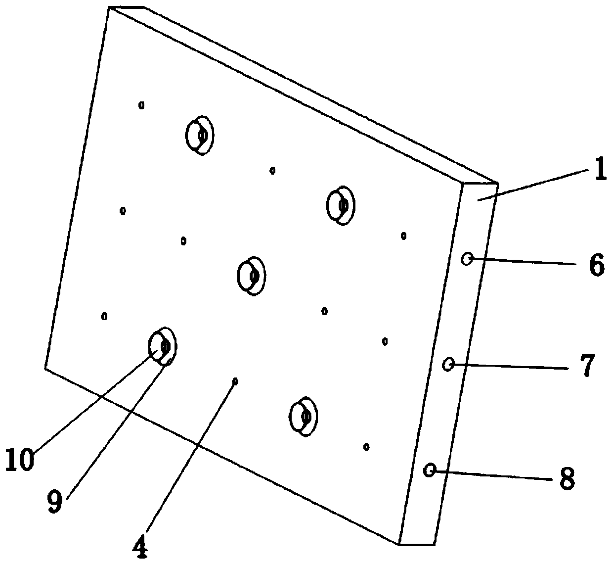 A double-sided switching vacuum adsorption plate