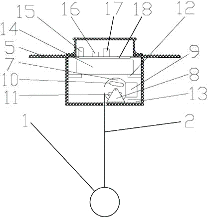 A liquid nitrogen tank liquid level detection system