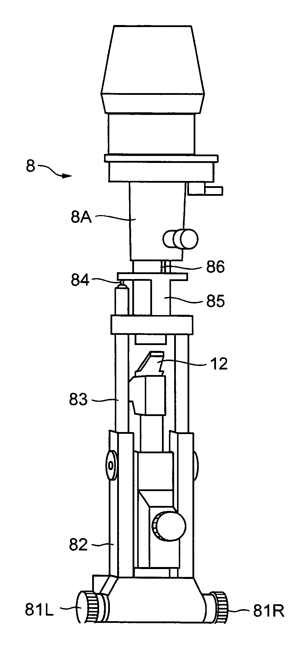 Slit lamp microscope