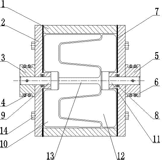Double-rope hydraulic damping descent control device