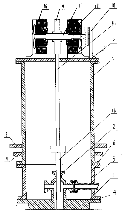 Split motor-drived vertical-pipe reciprocating chain pumping unit