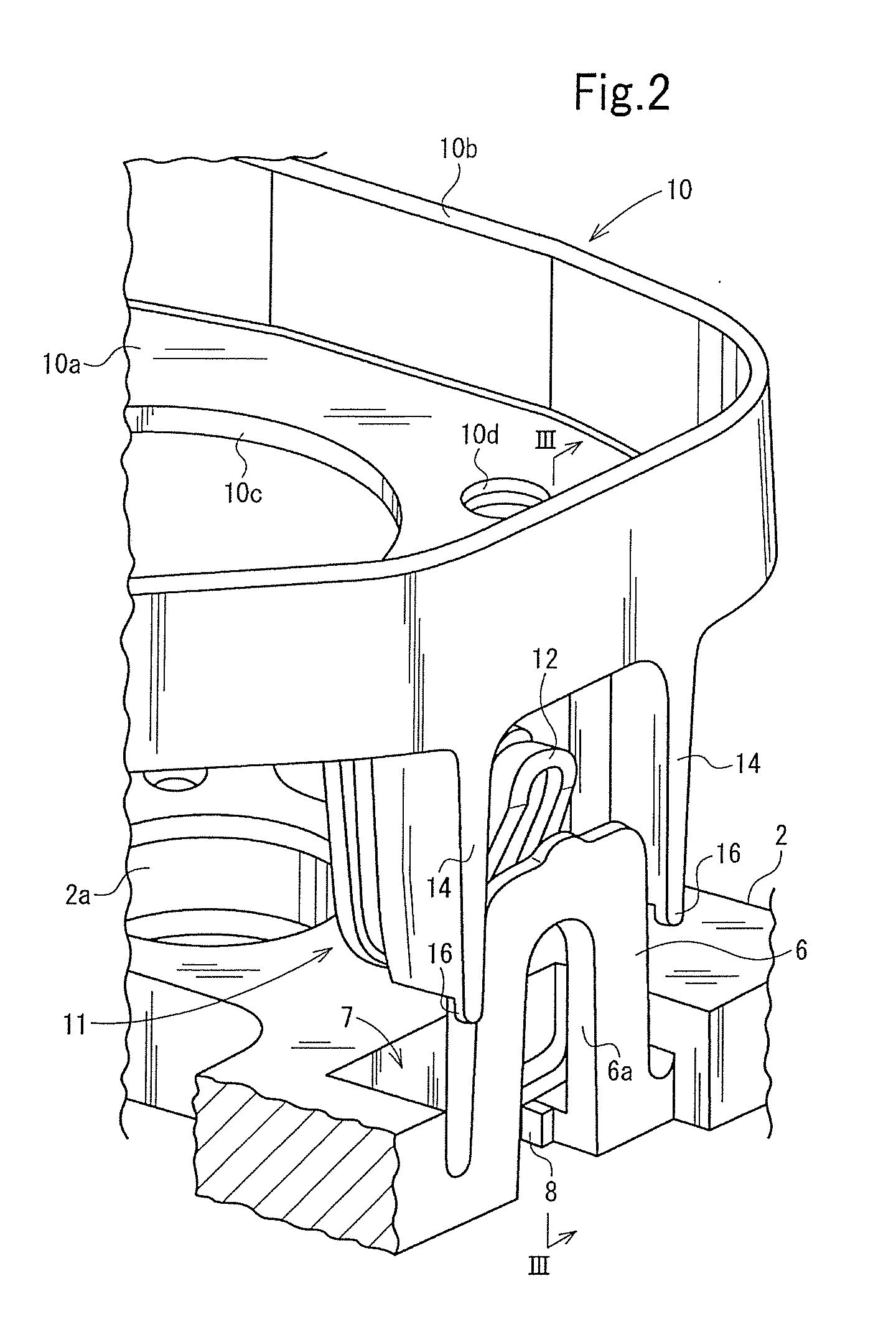 Driver-airbag-apparatus-attaching structure and steering wheel