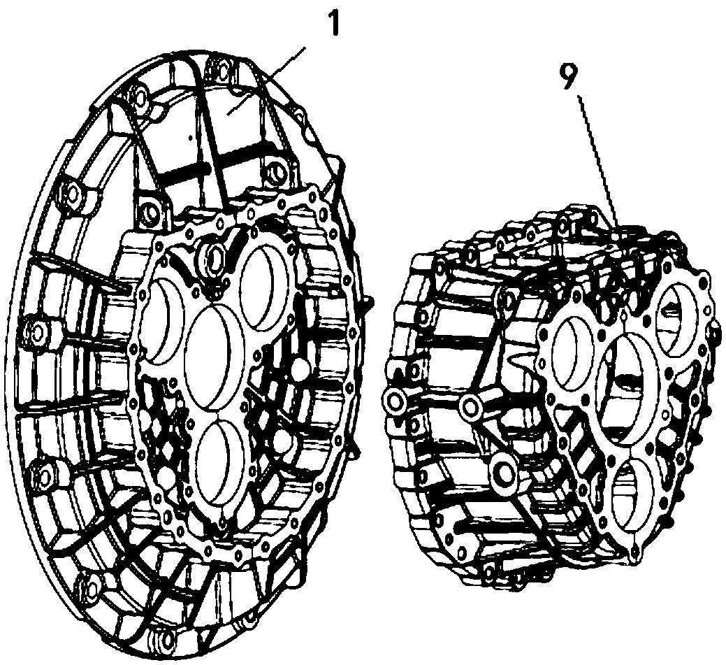 Two-speed pure electric transmission