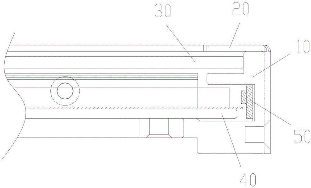 Module of novel lamp bar radiator structure and assembling method thereof