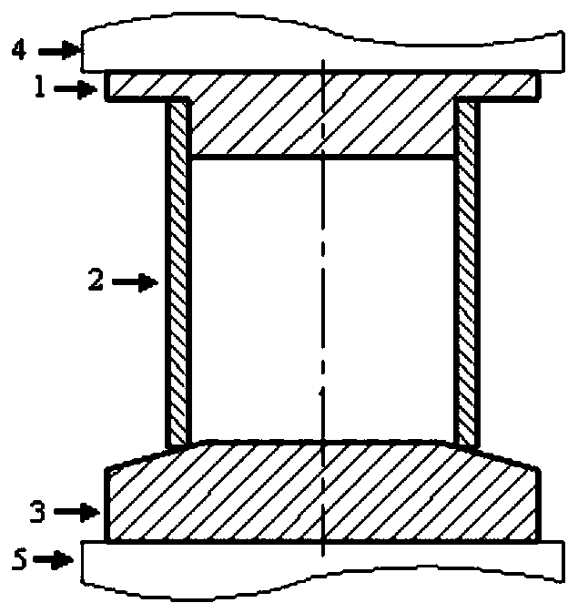 A method of axially pressing a corrugated pipe