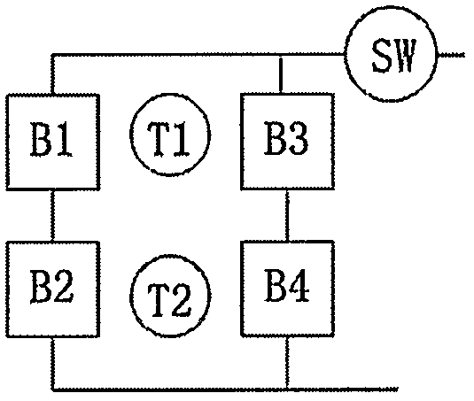 Battery system for active fault detection