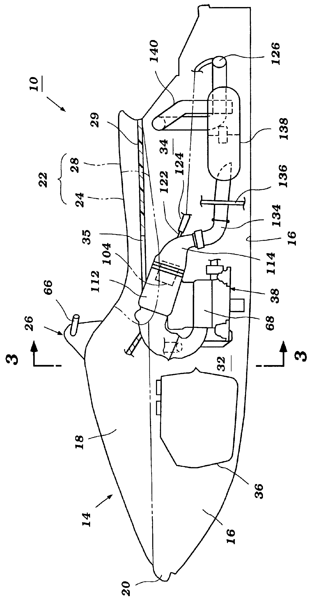 Catalytic exhaust system for watercraft