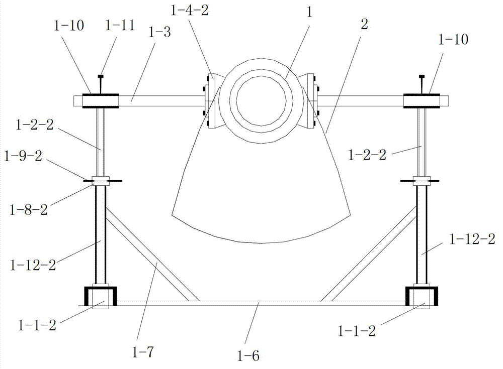 Detachable electromagnetic induction heater for diameter-expanded bend-pushed large-diameter elbow
