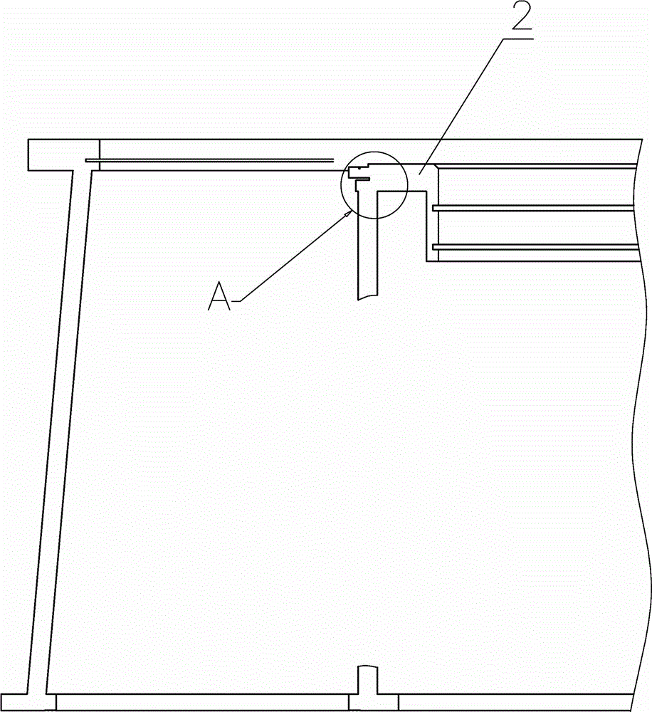 Rolling machining method of sealing tooth section of exhaust connecting pipe