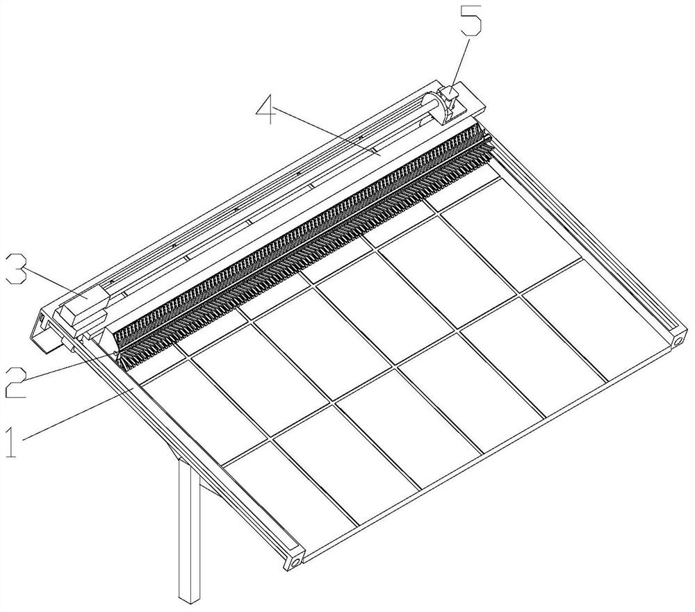 Solar photovoltaic panel efficient cleaning device