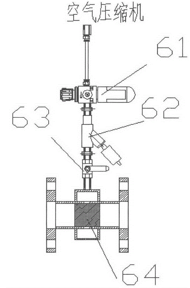 Positive-pressure conveying system device