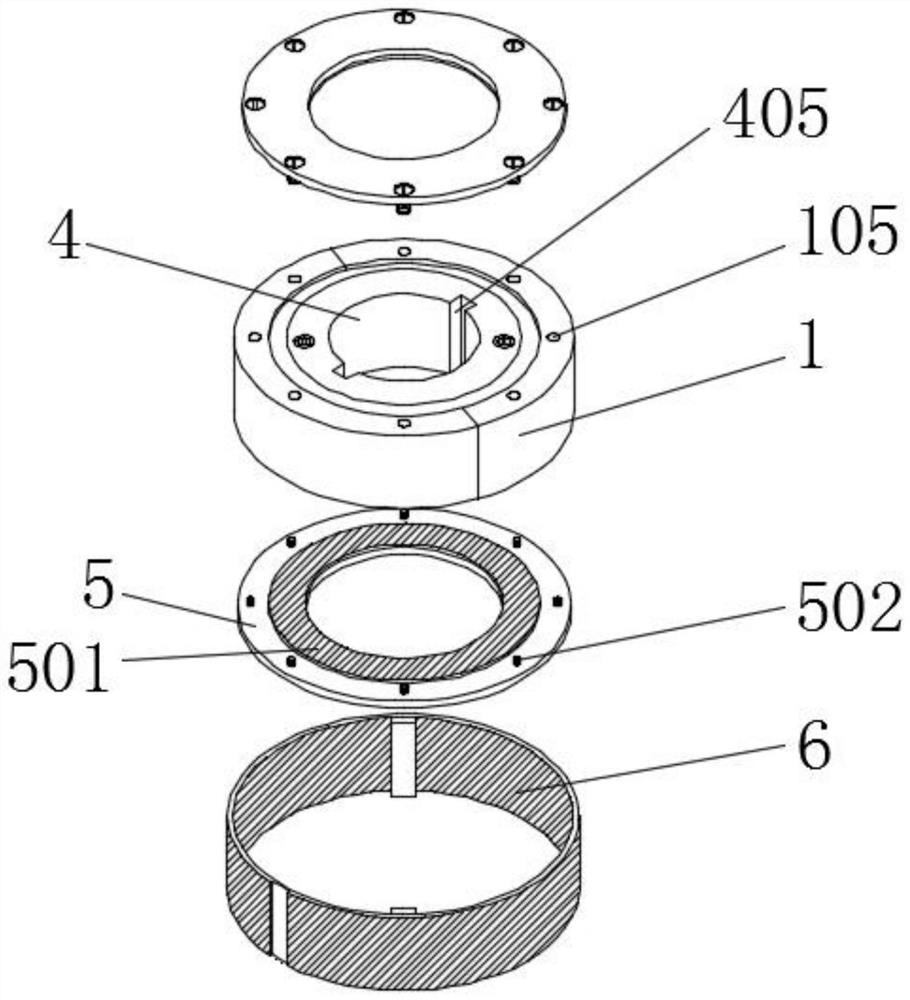Bearing with wear-resistant protection function and using method thereof