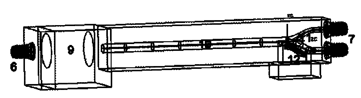 Tuning fork carotid bifurcate flow cavity and circulating system device