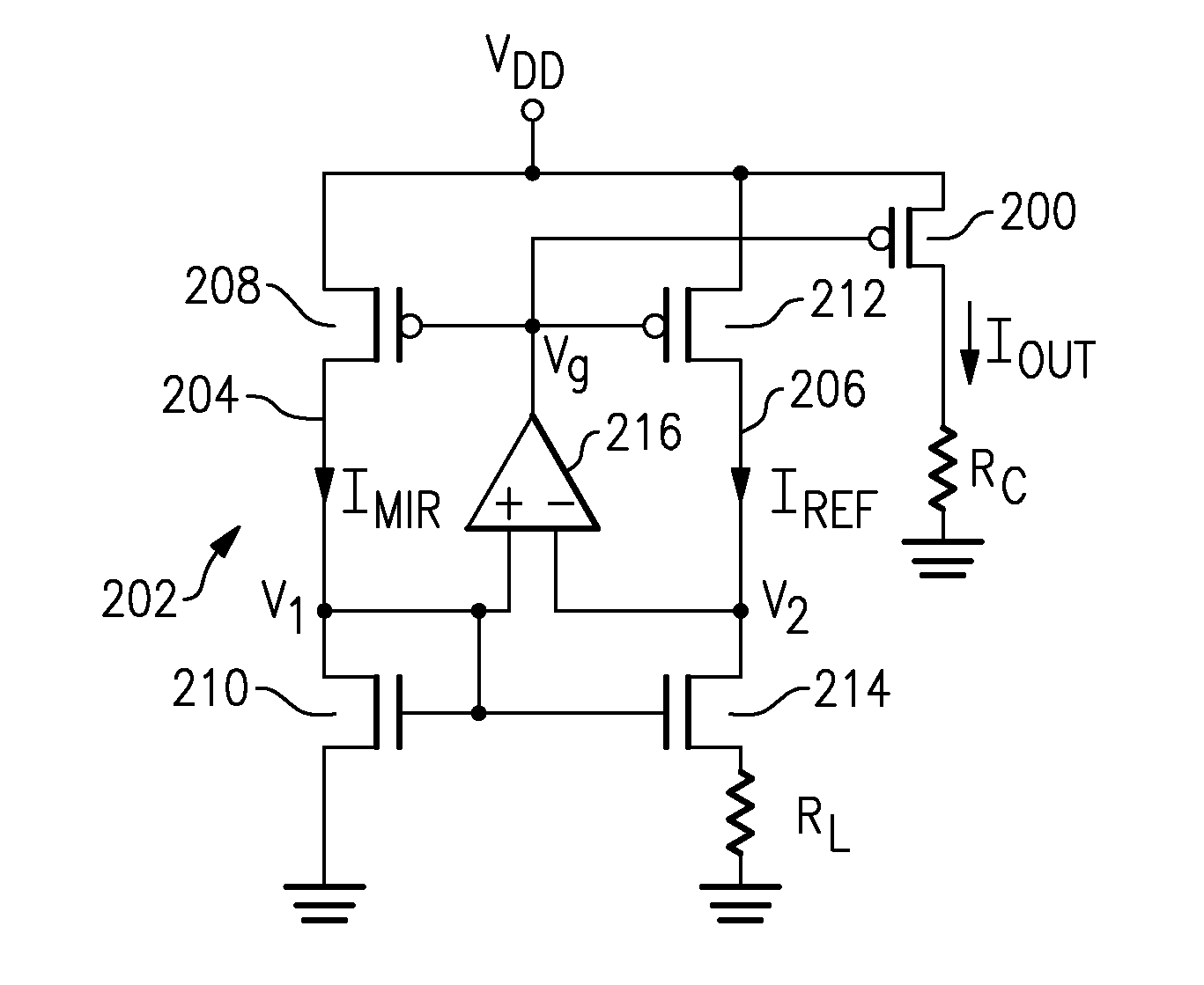 Current Source with Power Supply Voltage Variation Compensation