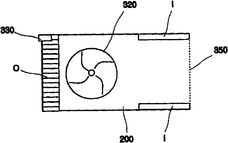 Cooling system of portable equipment