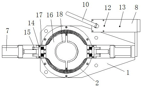 Chuck fixture for loading and unloading radioactive source of well logging probe