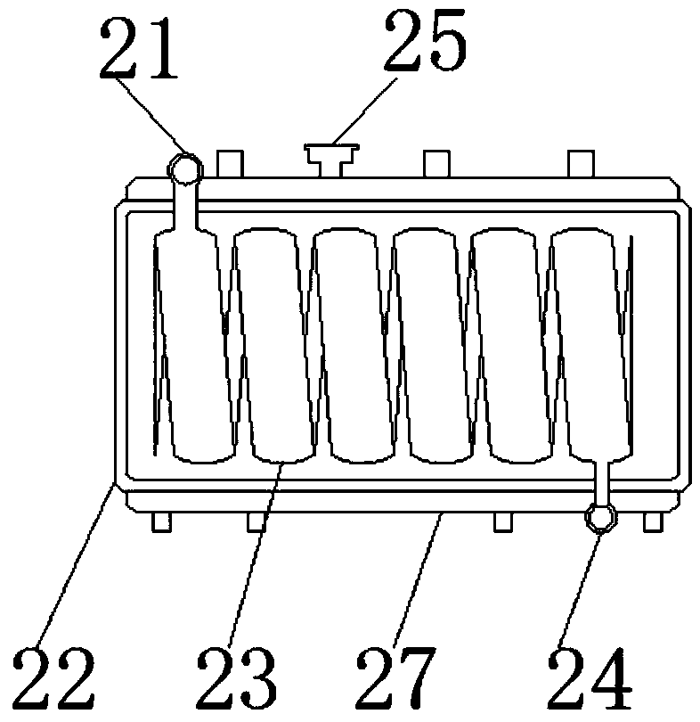 Cooling device facilitating cooling liquid addition and used for new-energy vehicle