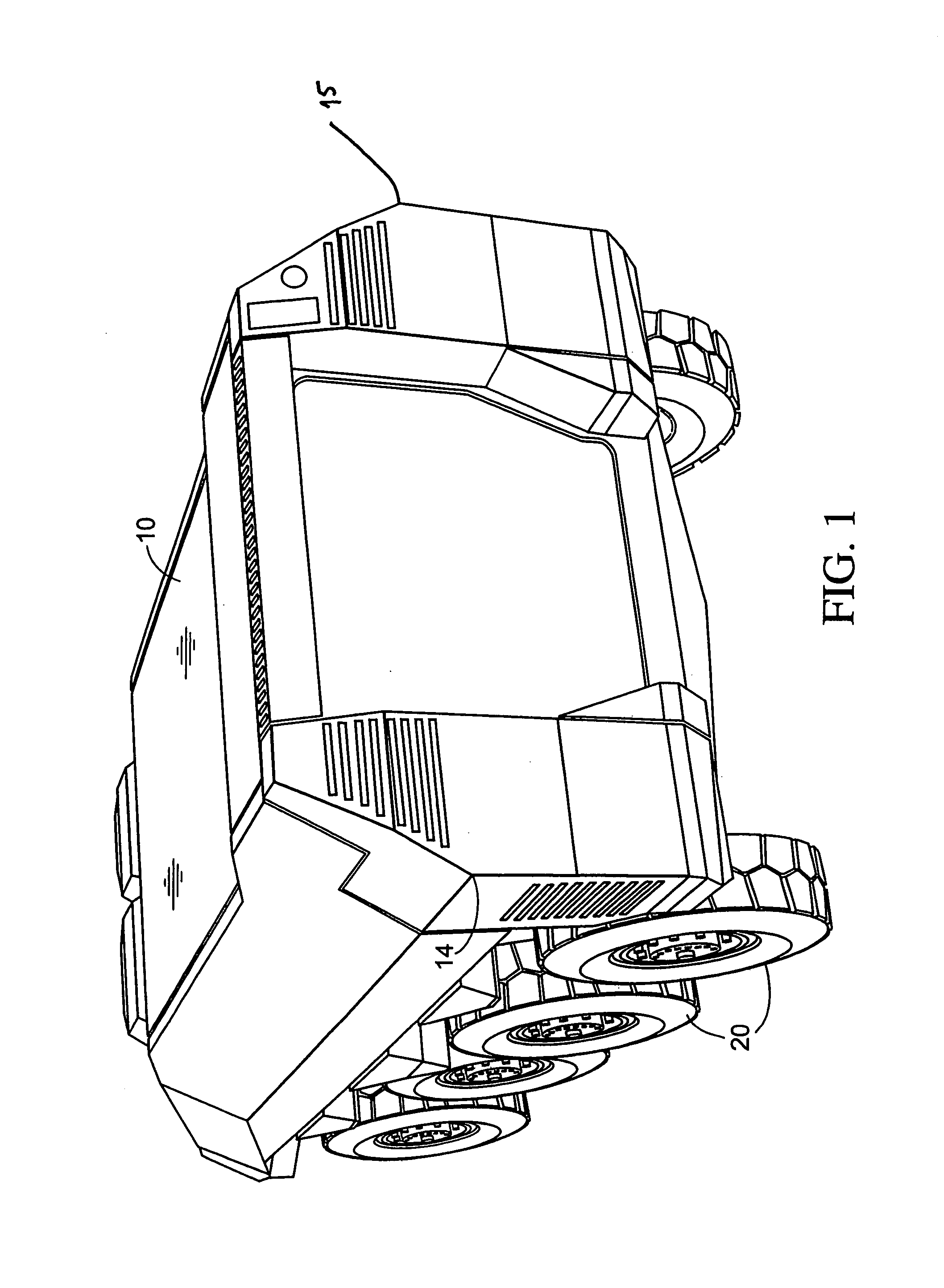Rear mounted engine design with improved maintenance access for a military vehicle