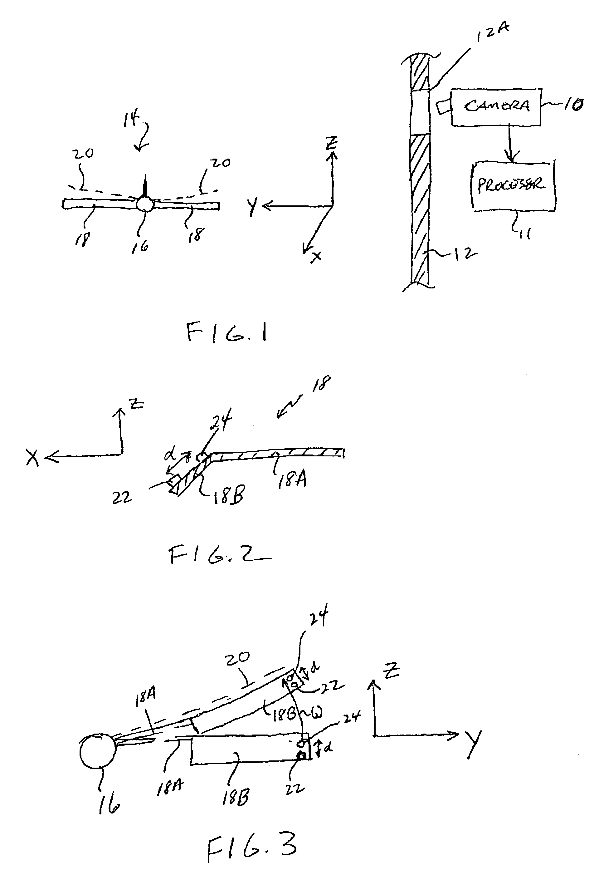 Method for correcting control surface angle measurements in single viewpoint photogrammetry