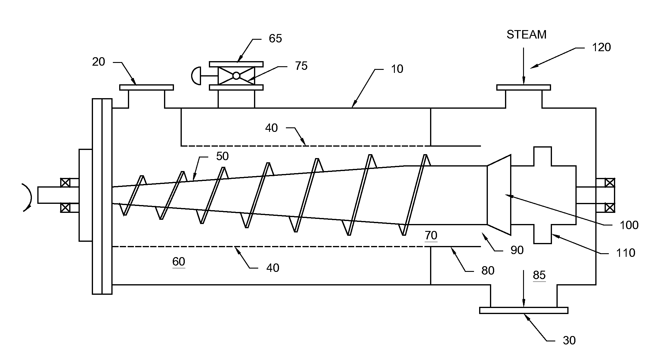 Method for removing liquid from a slurry
