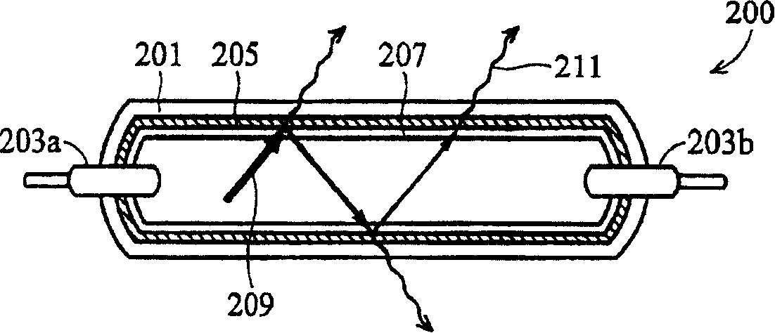 Fluorescent lamp tube and plane lamp