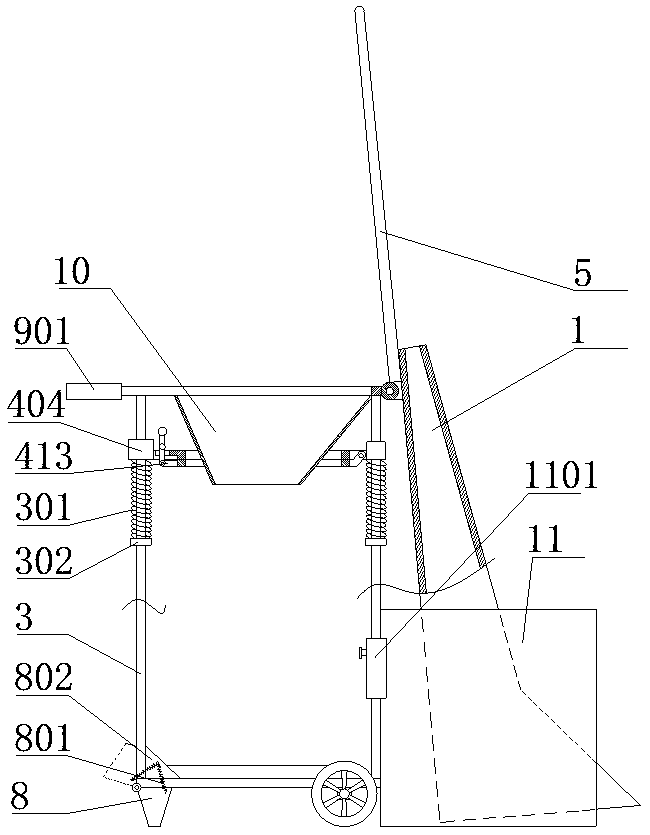 Particulate matter bagging and weighing device
