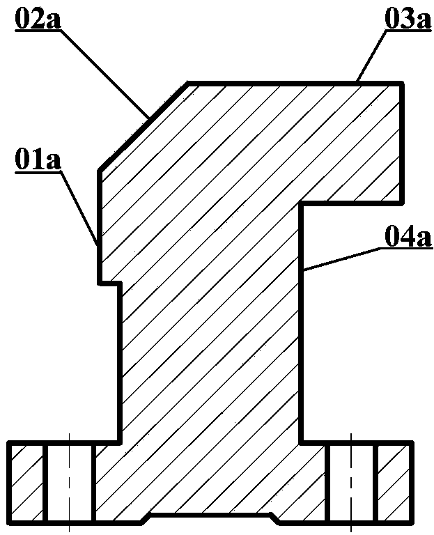Lateral pre-tightening type rolling and sliding composite guide rail structure