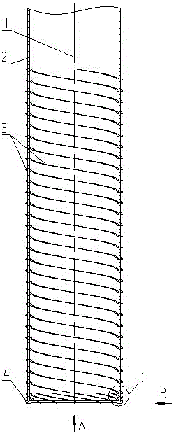 Construction method for spiral barrel-shaped foundation